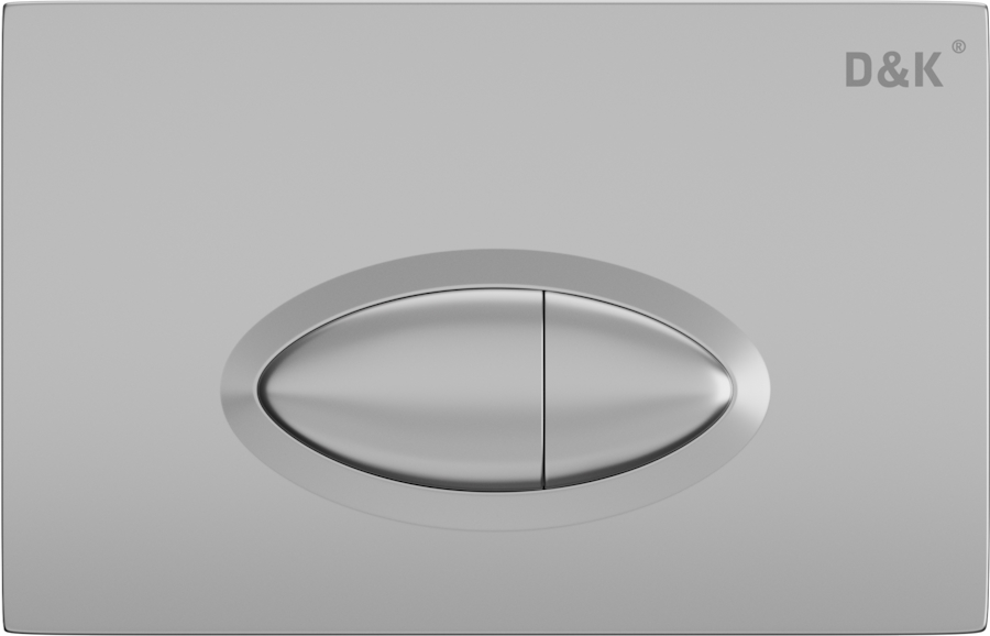 Клавиша смыва D&K Rhein.Marx хром матовый DB1399002 (детальная фотография)