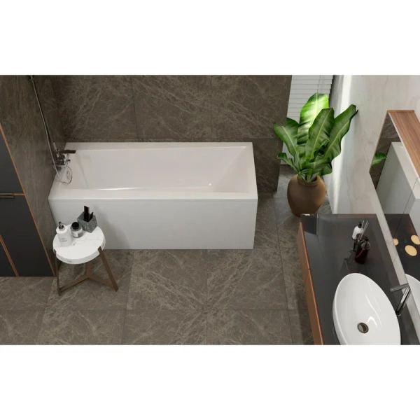 Ванна акриловая Lavinia Boho Rock 160x75 см прямоугольная 37070060 (детальная фотография), 160x75 см