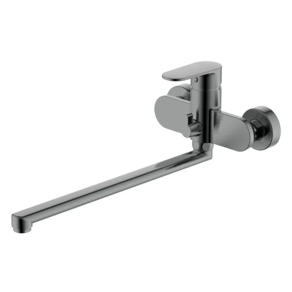 Смеситель для ванны Акватек Ника оружейная сталь AQ1842BGM (детальная фотография)