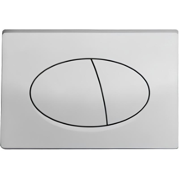 Клавиша смыва Ceramalux серебро NC-011 (детальная фотография)