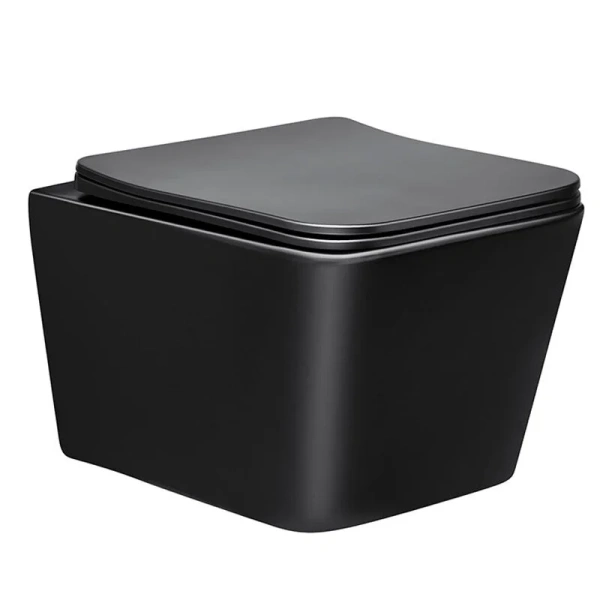 Унитаз подвесной Vincea Q-Line черный матовый VT1-12MB (детальная фотография)