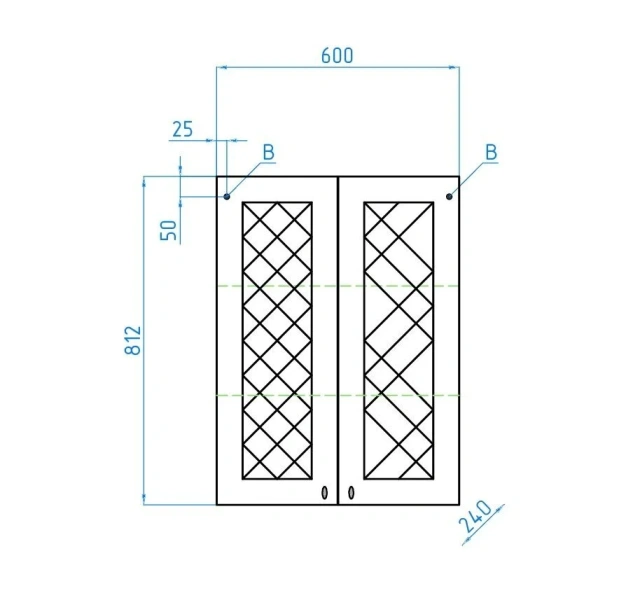 Шкаф-пенал подвесной Style Line Канна 60 см белый ЛС-00000344 (детальная фотография), по запросу