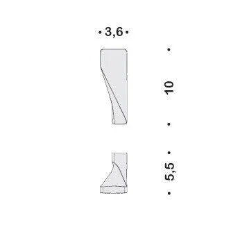 Крючок для ванной Colombo Alize одинарный AR37 (детальная фотография), современные, hi-tech