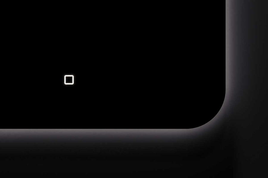 Зеркало с подсветкой Vincea 55 см с диммером VLM-2F550 (детальная фотография), прямоугольные