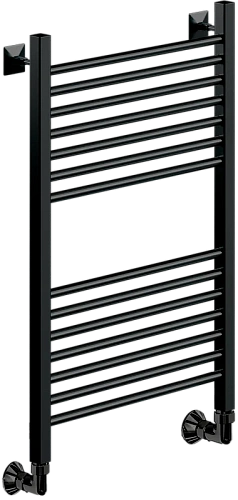 Полотенцесушитель водяной Ника Modern 80x40 см черный матовый - фото 3