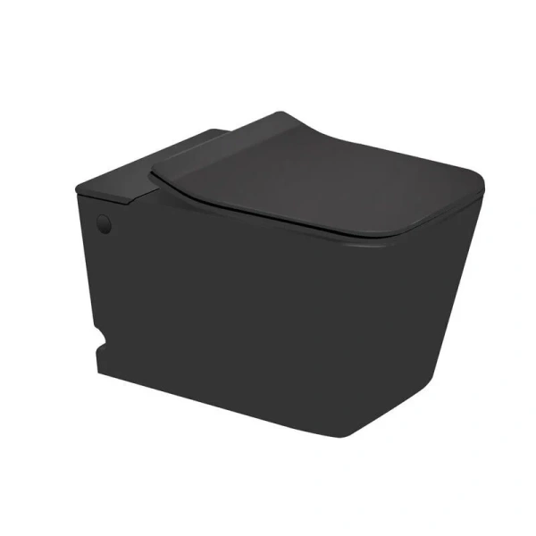 Унитаз с инсталляцией SantiLine черный SL-5032MB (детальная фотография), нет в наличии