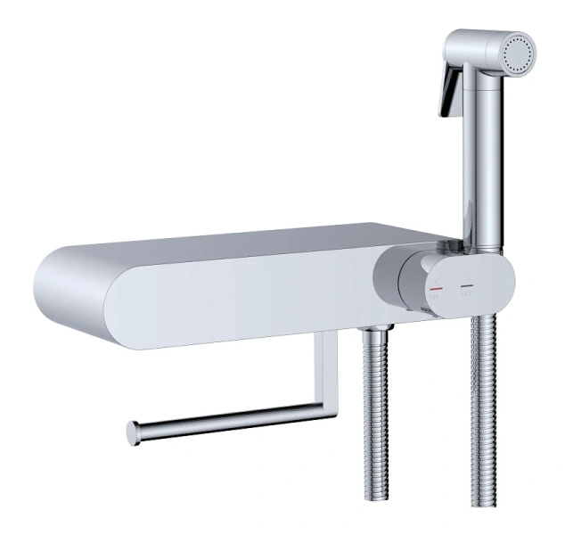 Гигиенический душ со смесителем RGW Shower Panels SP-222 хром 581408222-01 (детальная фотография)