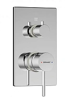 Смеситель встраиваемый в стену, три функции Bravat Arc P69193C-ENG