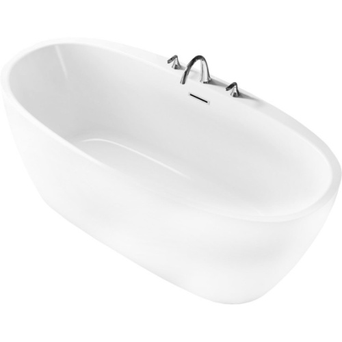 Ванна акриловая BelBagno 170х80 см без гидромассажа BB404-1700-800 (детальная фотография), современныe, hi-tech