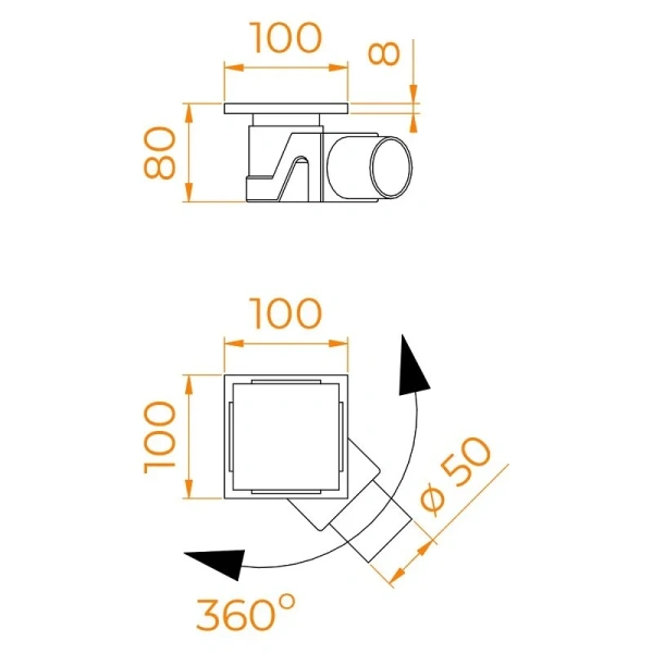Душевой трап RGW Drain Leo-02-10Gb см золото 60210210-06 (детальная фотография), душевой трап