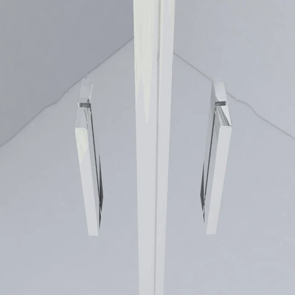 Душевой уголок Vincea Garda 120х100 см брашированное золото стекло прозрачное VSS-1G1012CLG (детальная фотография), стеклянные, угловые, без поддона