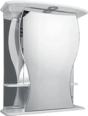 Зеркальный шкаф с подсветкой Misty Карина 60 см левый