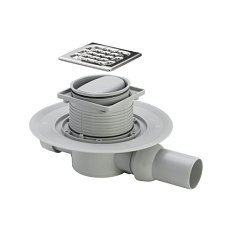 Трап напольный, насадка нержавеющая сталь, Viega Advantix