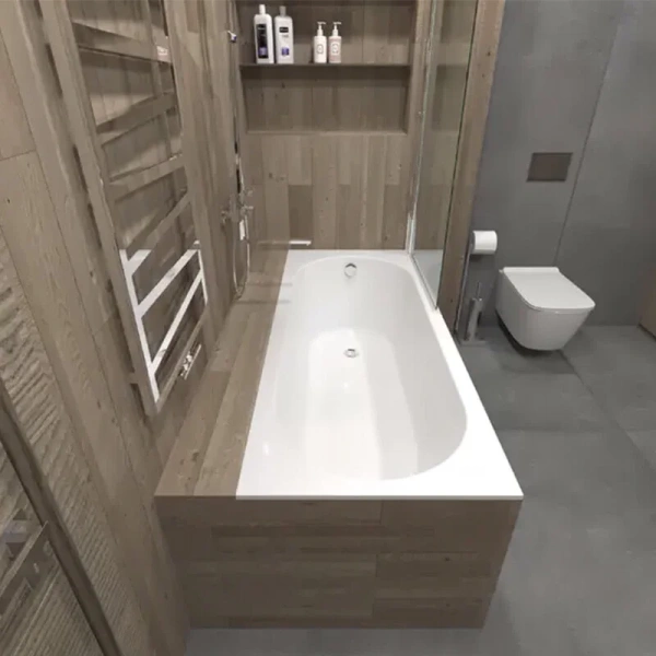 Ванна из искусственного камня Triton Омега Щ0000067077 170 x 70 см, белая (детальная фотография), современныe, hi-tech