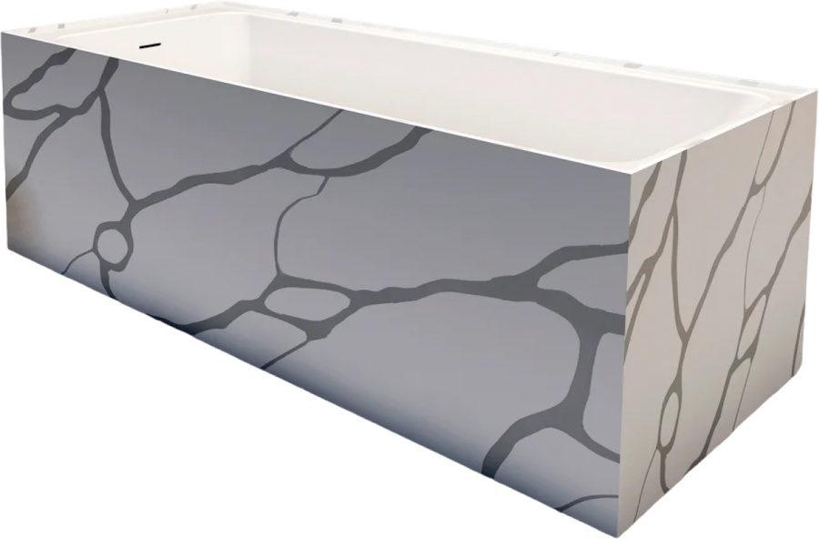 Ванна акриловая Abber Blitz 180x80 см белая AS9502GB (детальная фотография)