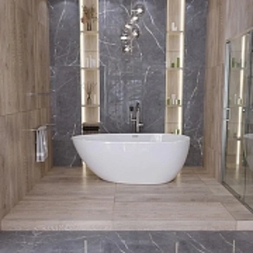 Ванна акриловая Grossman Fly 170x80 см отдельностоящая белая - фото 3