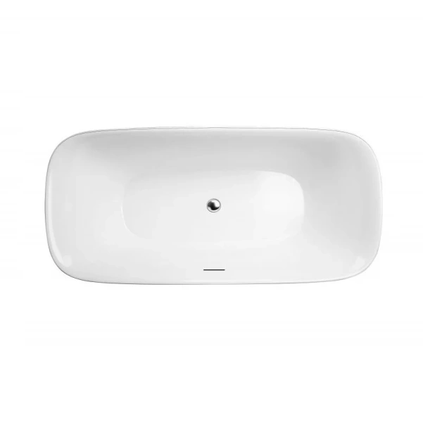 Ванна акриловая BelBagno 170х80 см отдельностоящая BB400-1700-800 (детальная фотография), современныe, hi-tech