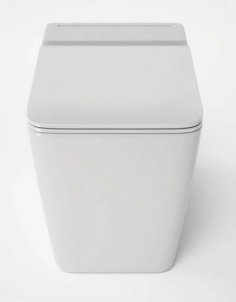 Унитаз напольный Grossman Impuls с импульсным смывом GR-PR-5501 (детальная фотография), безободковые, сиденье с микролифтом , с антивсплеском, с импульсным смывом