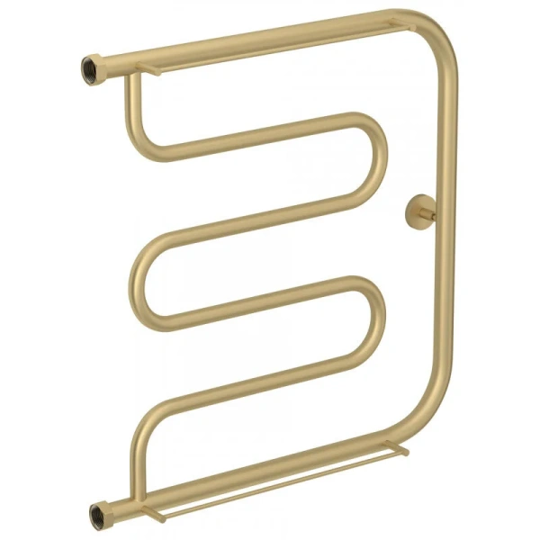 Полотенцесушитель водяной Сунержа Лира+ 60x60 см матовая шампань 022-4012-6060 (детальная фотография)