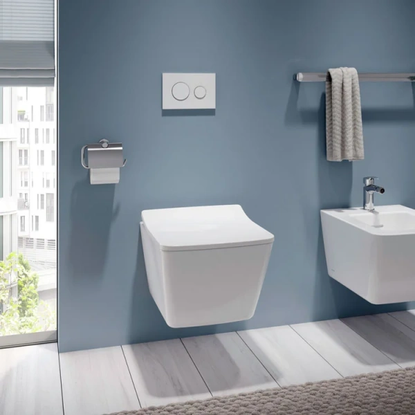 Крышка-сидение с микролифтом TOTO SP белая TC512F (детальная фотография), с микролифтом