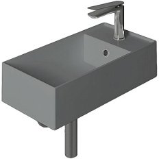 Раковина Simas Agile 50 см правая, Cemento Matt