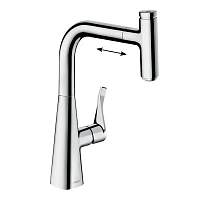 Смеситель для кухни Hansgrohe Metris Select хром