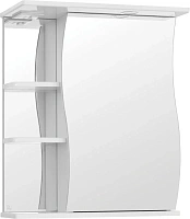 Зеркальный шкаф с подсветкой Style Line Виола 60 см белый