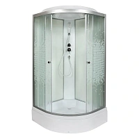Душевая кабина Deto L 90x90 см стекло с узором