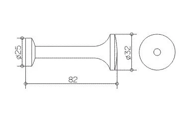 Крючок для ванной Keuco Elegance 11616 11616 010000 (детальная фотография), современные, hi-tech