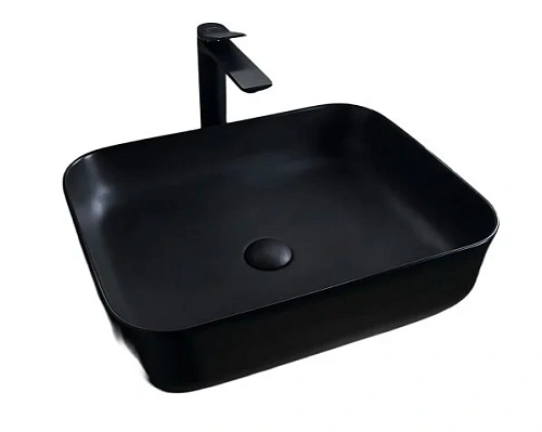 Раковина GID Geometrico Bm1304 50 см черная матовая - фото 3