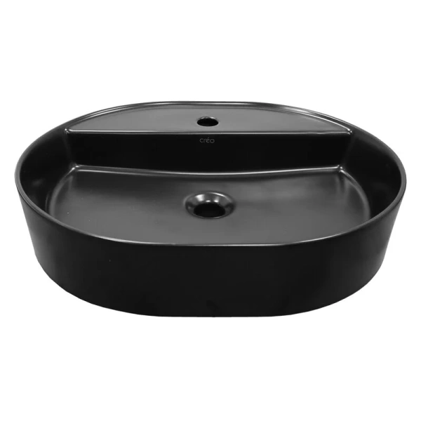 Раковина Creo Ceramiqu 56 см черная матовая PU4500MBK (детальная фотография)