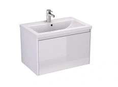 Тумба под раковину подвесная Velvex Klaufs 70 см белая
