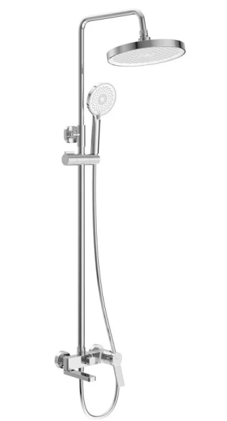 Душевая стойка BelBagno Albano хром ALBANO-VSCM-CRM (детальная фотография), с тропическим душем