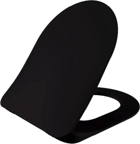 Крышка-сидение с микролифтом Creavit Duck черная матовая - фото 2