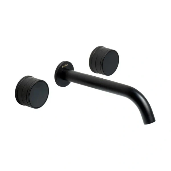 Смеситель для раковины Boheme Prestige черный матовый 152-2-B-PR (детальная фотография)