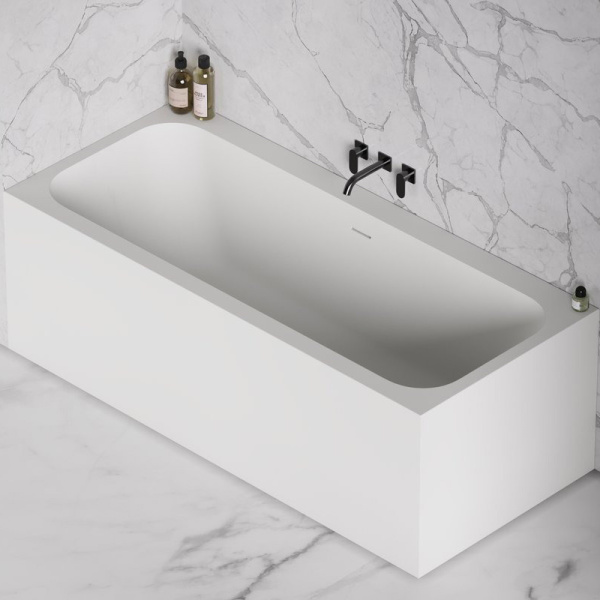 Ванна из искусственного камня Salini Orlanda Axis Kit 190x80 см покраска по RAL полностью 103321MF (детальная фотография), прямоугольные