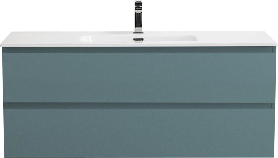 Тумба под раковину подвесная BelBagno Kraft 120 см голубой матовый KRAFT-1200-2C-SO-AO (детальная фотография)