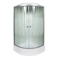 Душевая кабина Deto L 100x100 см с крышей