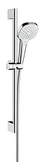Душевой гарнитур Hansgrohe Croma Select E белый/хром