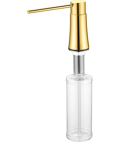Дозатор для мыла Boheme золото - фото 1