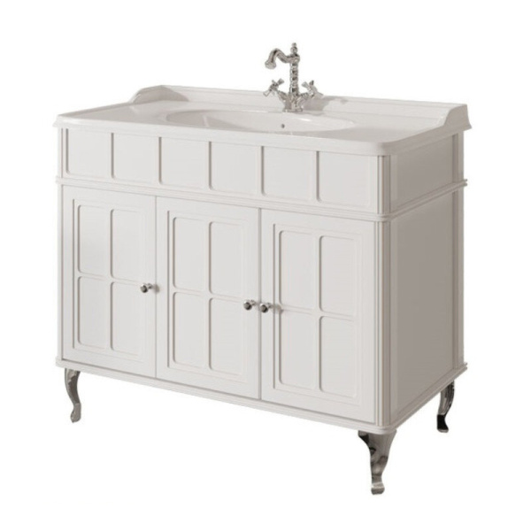 Тумба с раковиной напольная Caprigo Borgo 102 см белая 33424ST-B231 CPRGW 33424ST-0211 (детальная фотография)