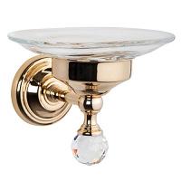 Мыльница, цвет золото, Tiffany World Crystal