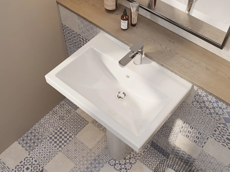 Пьедестал для раковины Santeri Визит белый 1.3605.3.S00.00B.0 (детальная фотография) index_1