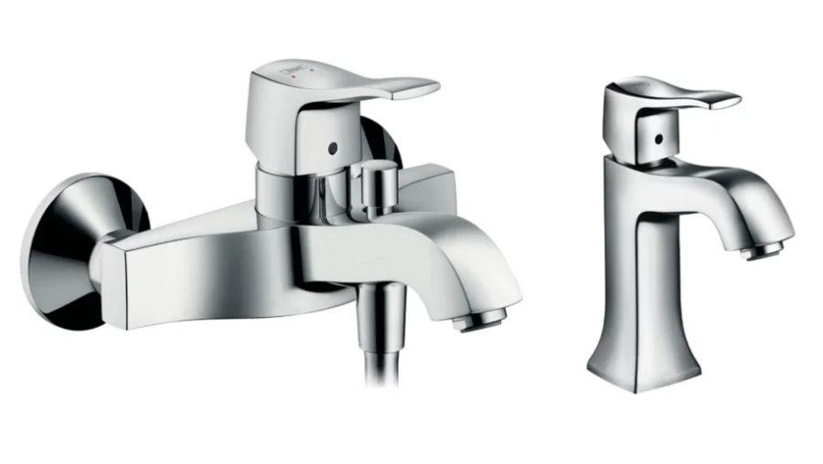 Смеситель для ванны Hansgrohe Metris Classic 31478000 (детальная фотография)