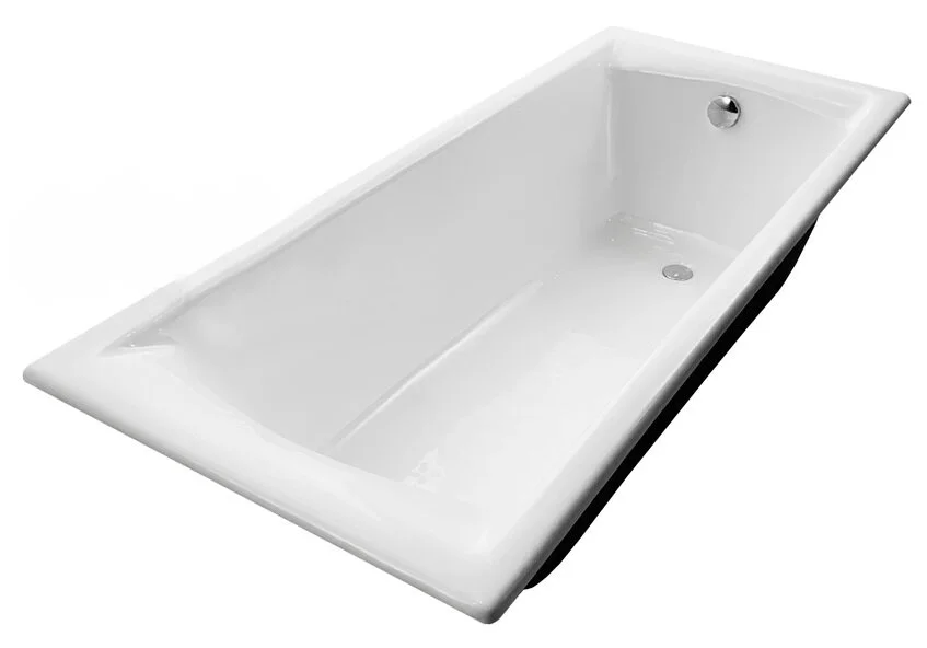 Ванна чугунная Byon Milan 180 x 75 см прямоугольная, белый, Ц0000198 (детальная фотография), современныe, hi-tech