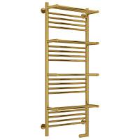 Полотенцесушитель электрический правый, четыре полки цвет золото Сунержа Богема 2.0 1200х500