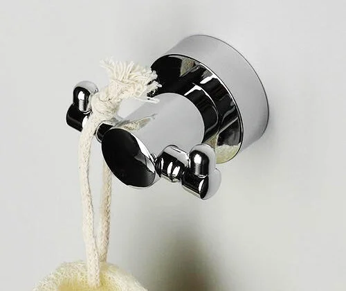 Крючок для ванной WasserKRAFT Donau двойной K-9423D (детальная фотография), хром