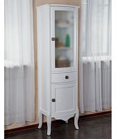 Шкаф, петли справа, цвет белый глянец, фурнитура бронза, La Beaute Joanna