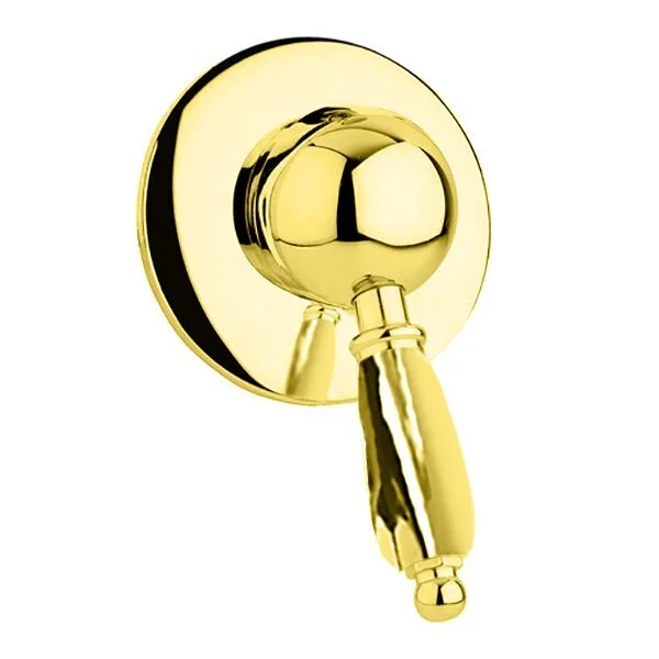 Смеситель для душа Cezares Elite золото 24 карат ручка металл ELITE-DIM-03/24-M (детальная фотография)