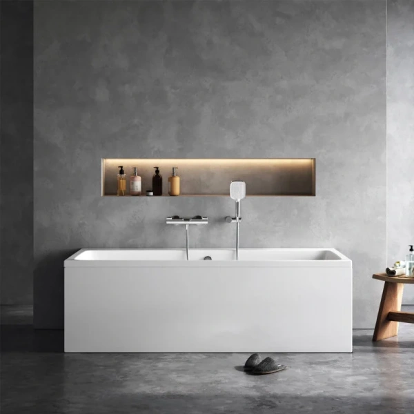 Ванна акриловая Am.Pm Func 170x80 белая W84A-170-080W-A (детальная фотография), акриловые